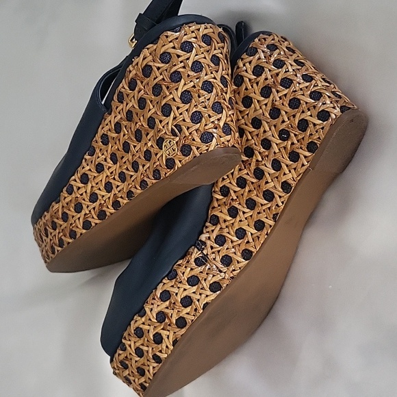 Summer vibes ready Tory burch Wedge shoes - Picture 3 of 4